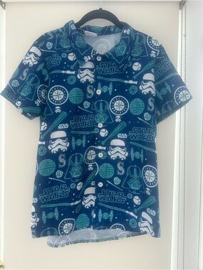 Star Wars Seattle Mariners Hawaiian Shirt Youth L